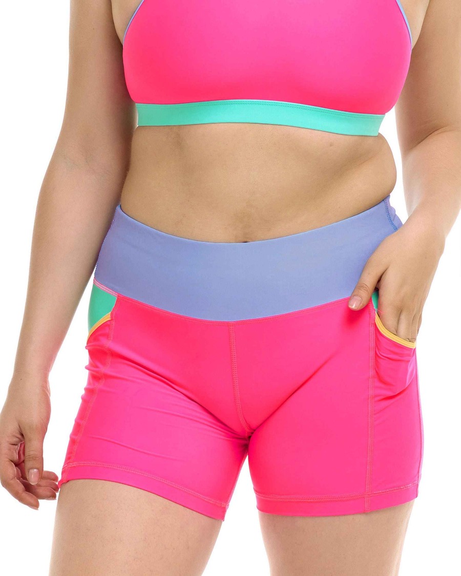 Swimwear SGS Cross-Overs | Vibration Splash Short Bubble Gum