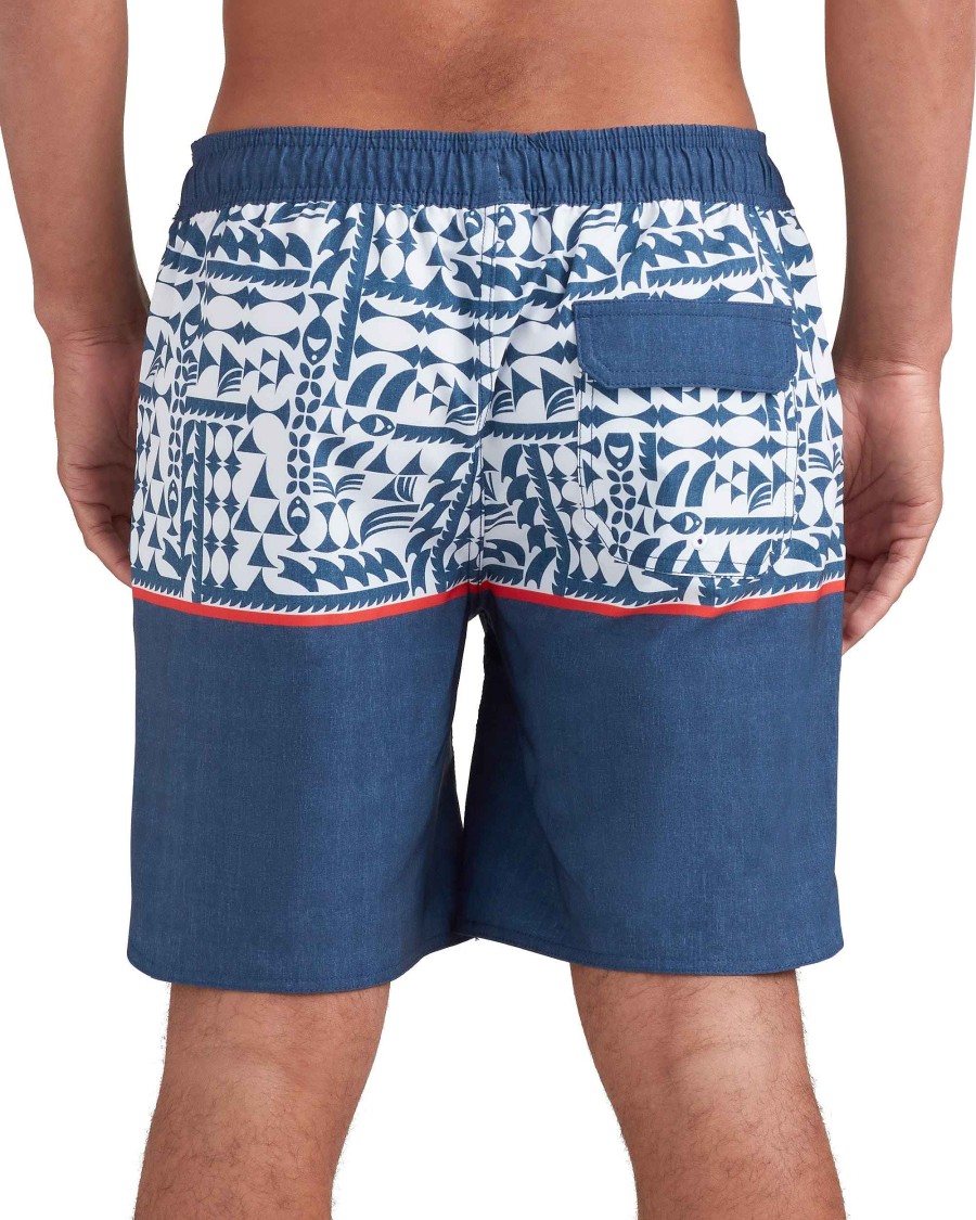 Swimwear Island Daze Boardshorts | Island Dreams 18" Swim Shorts Navy