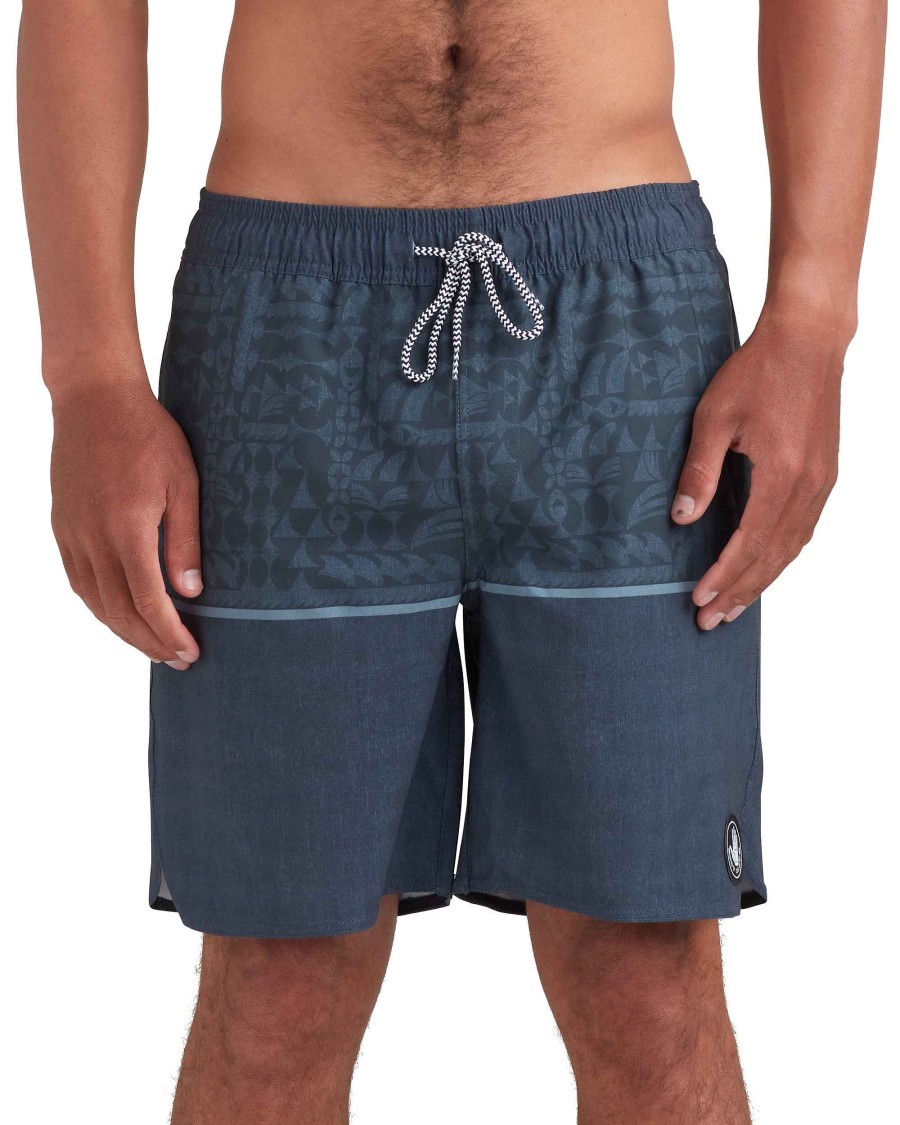 Swimwear Island Daze Boardshorts | Island Dreams 18" Swim Shorts Charcoal