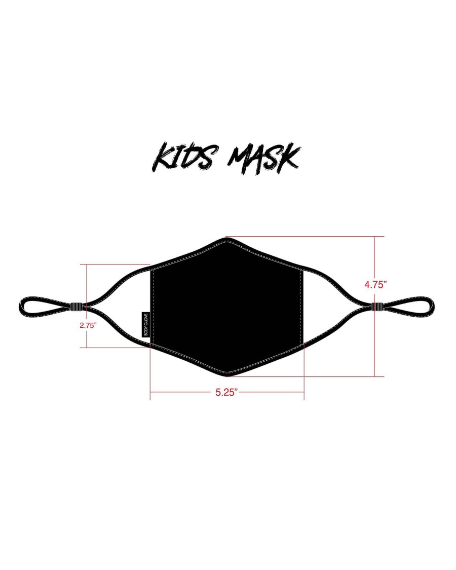 Men LongLat Face Masks | Kids' 3-Piece Face Mask Set Logo, Make Waves, Surf Print