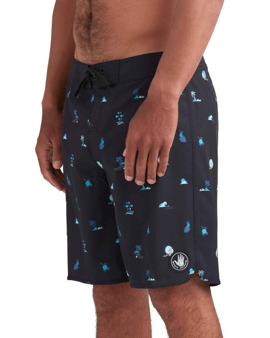 Swimwear Island Daze Boardshorts | Bocas 19" Boardshort Black