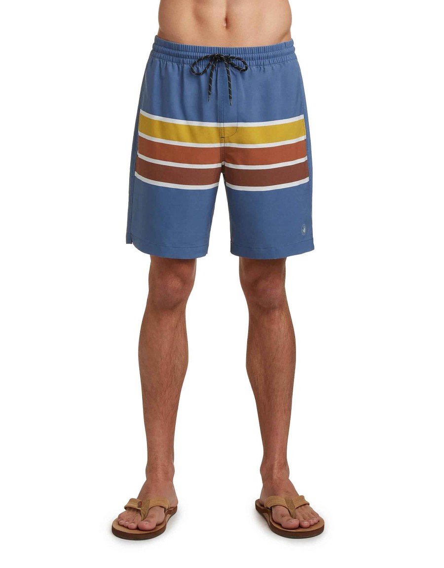 Swimwear Jerry Leigh Boardshorts | Sandbar 19" Boardshorts Blue Multi