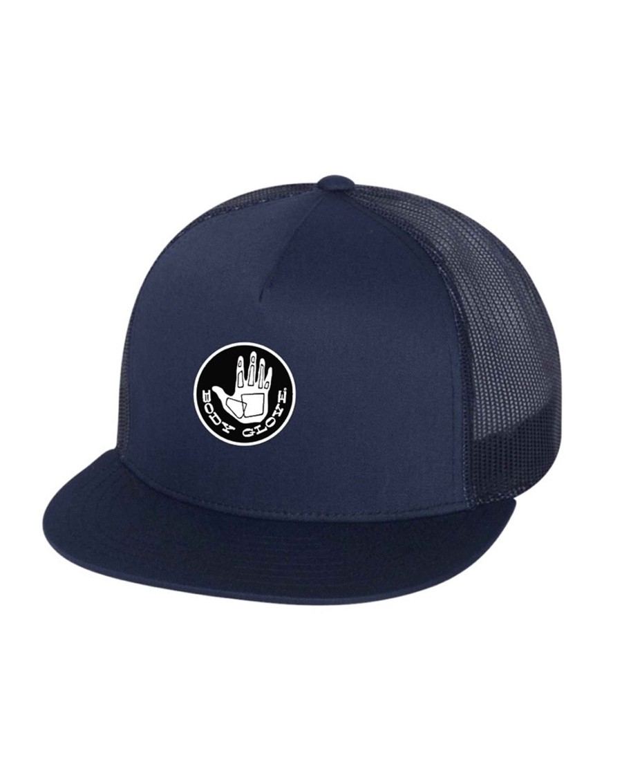 Women Riviera Supply Headwear | Limited-Edition Circle Logo Snapback Trucker Hat Navy