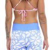 Swimwear SGS Cross-Overs | Petals Splash Short - Periwinkle Petals Periwinkle