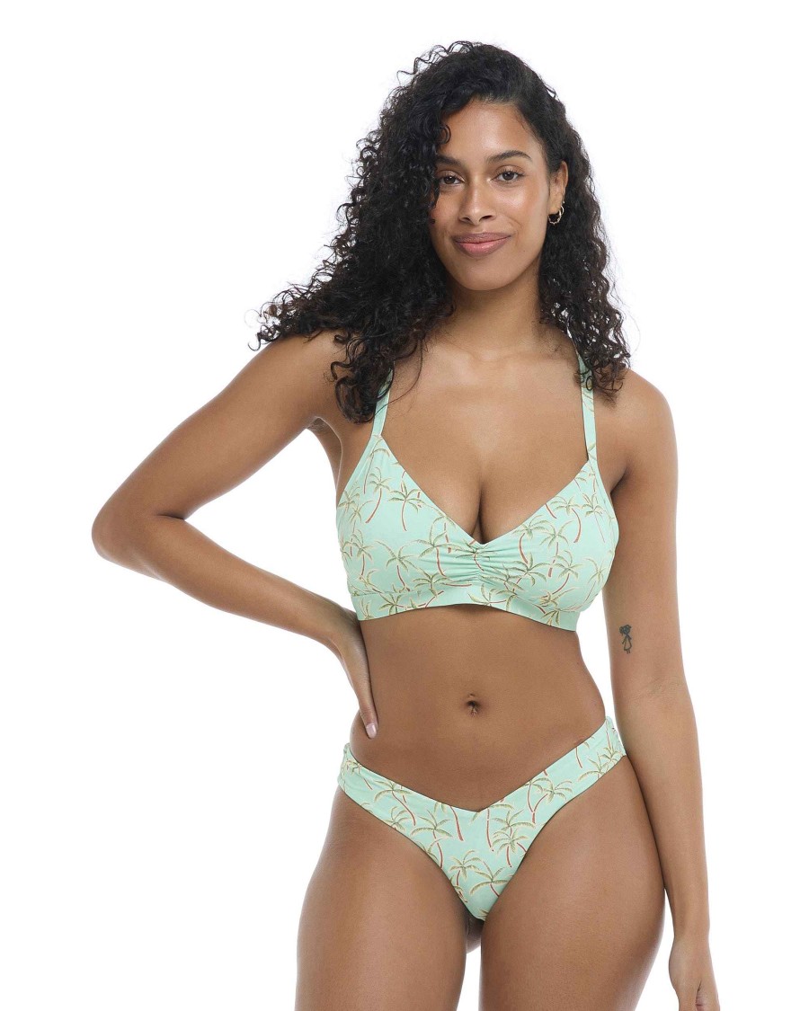 Swimwear SGS D-F Cup Tops | Salt Cay Drew D-F Cup Swim Top Mint