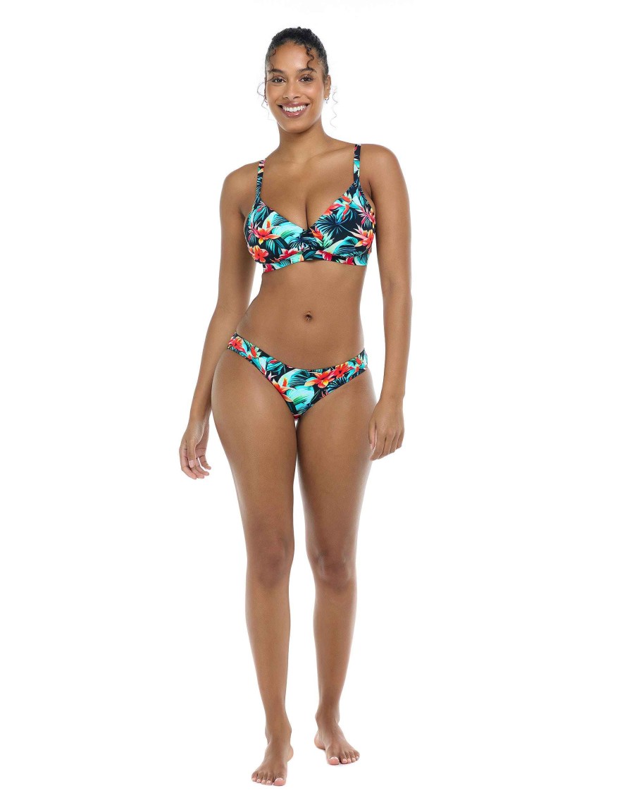 Swimwear SGS D-F Cup Tops | Colola Drew D-F Cup Bikini Top Colola / Black