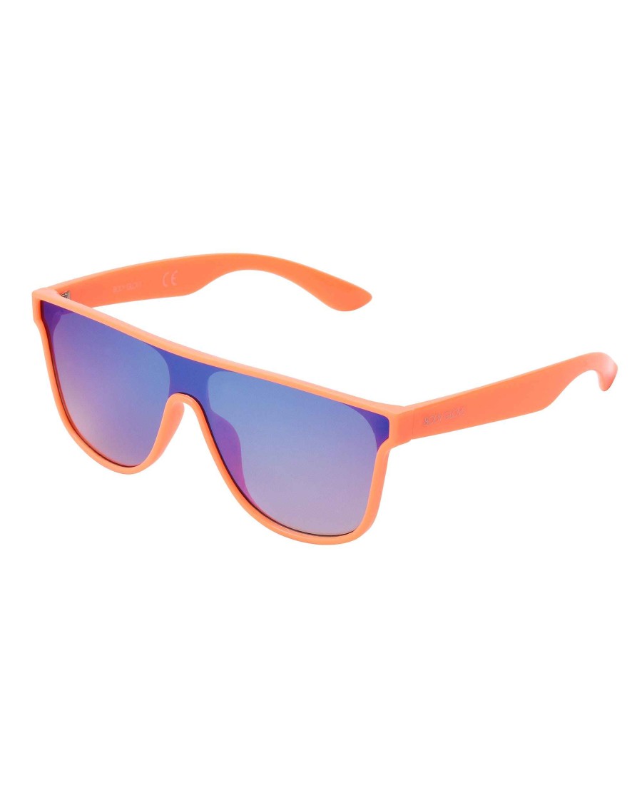 Accessories FGX Sunglasses | Toby Shield-Shaped Sunglasses Bright Orange