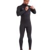 Men SDI Wetsuits | Phoenix 4/3Mm Men'S Chest-Zip Fullsuit Black