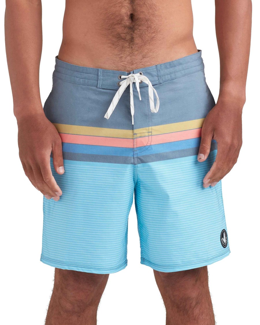 Swimwear Island Daze Boardshorts | Horizons 18" Boardshort Blue